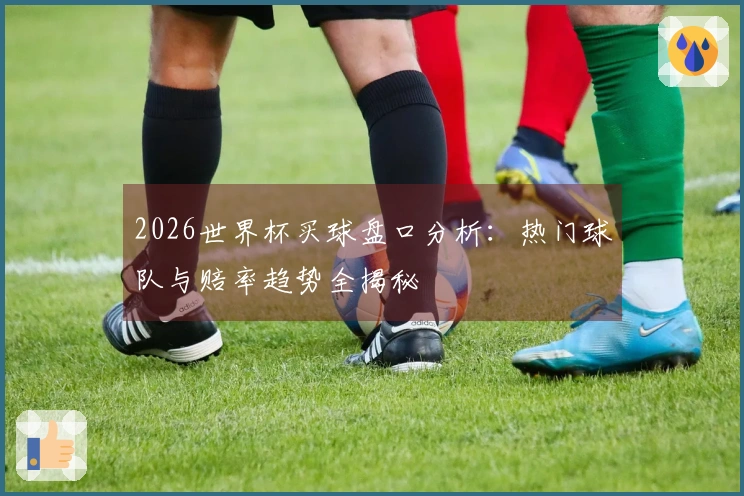 2026世界杯买球盘口分析：热门球队与赔率趋势全揭秘
