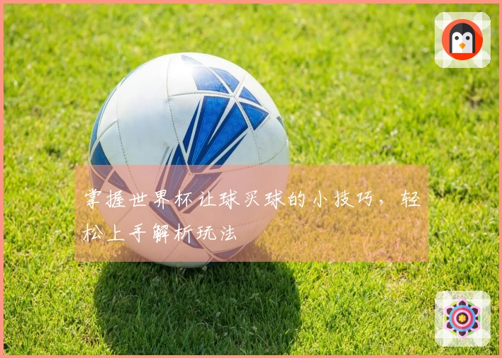 掌握世界杯让球买球的小技巧，轻松上手解析玩法